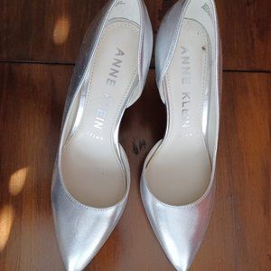 Anne Klein Women Shoes Heels Silver 8.5